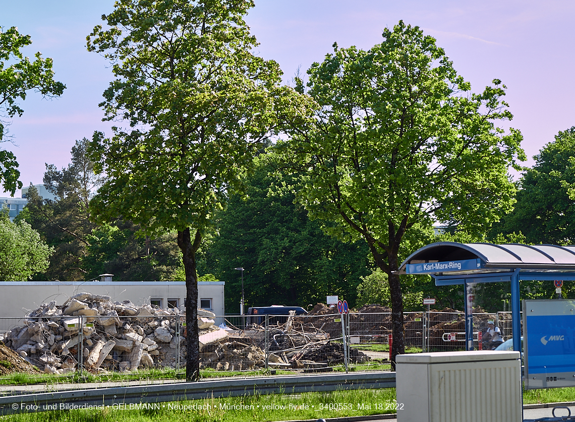 18.05.2022 - Baustelle am Haus für Kinder in Neuperlach